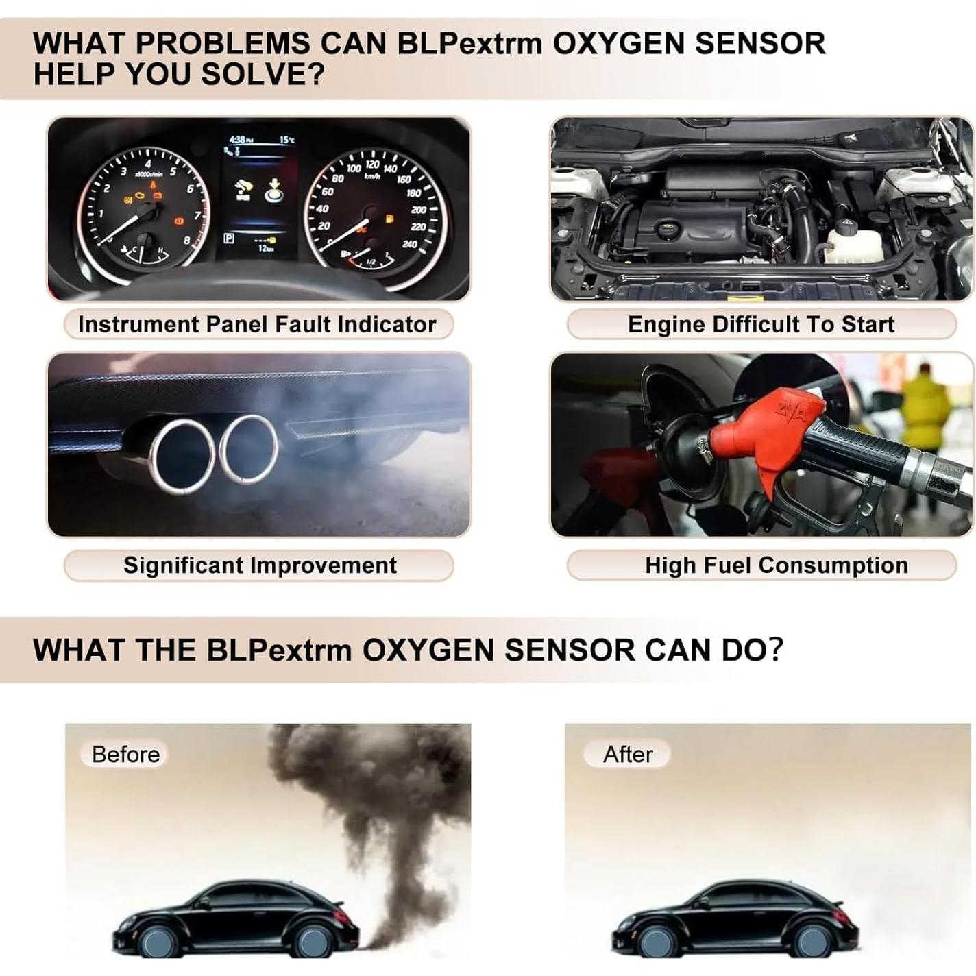 Sensor de Oxígeno BLPextrm 15717 Compatible Ford y Mazda