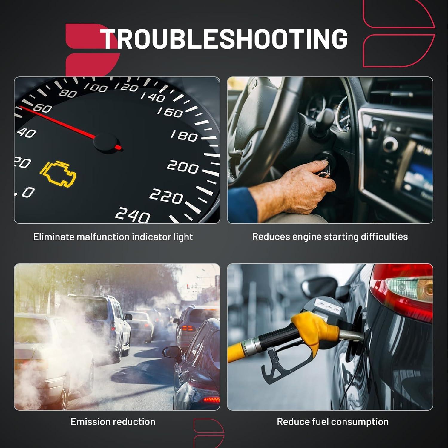 Sensor de Oxígeno BDFHYK Compatible Ford F150 E150 4PCS