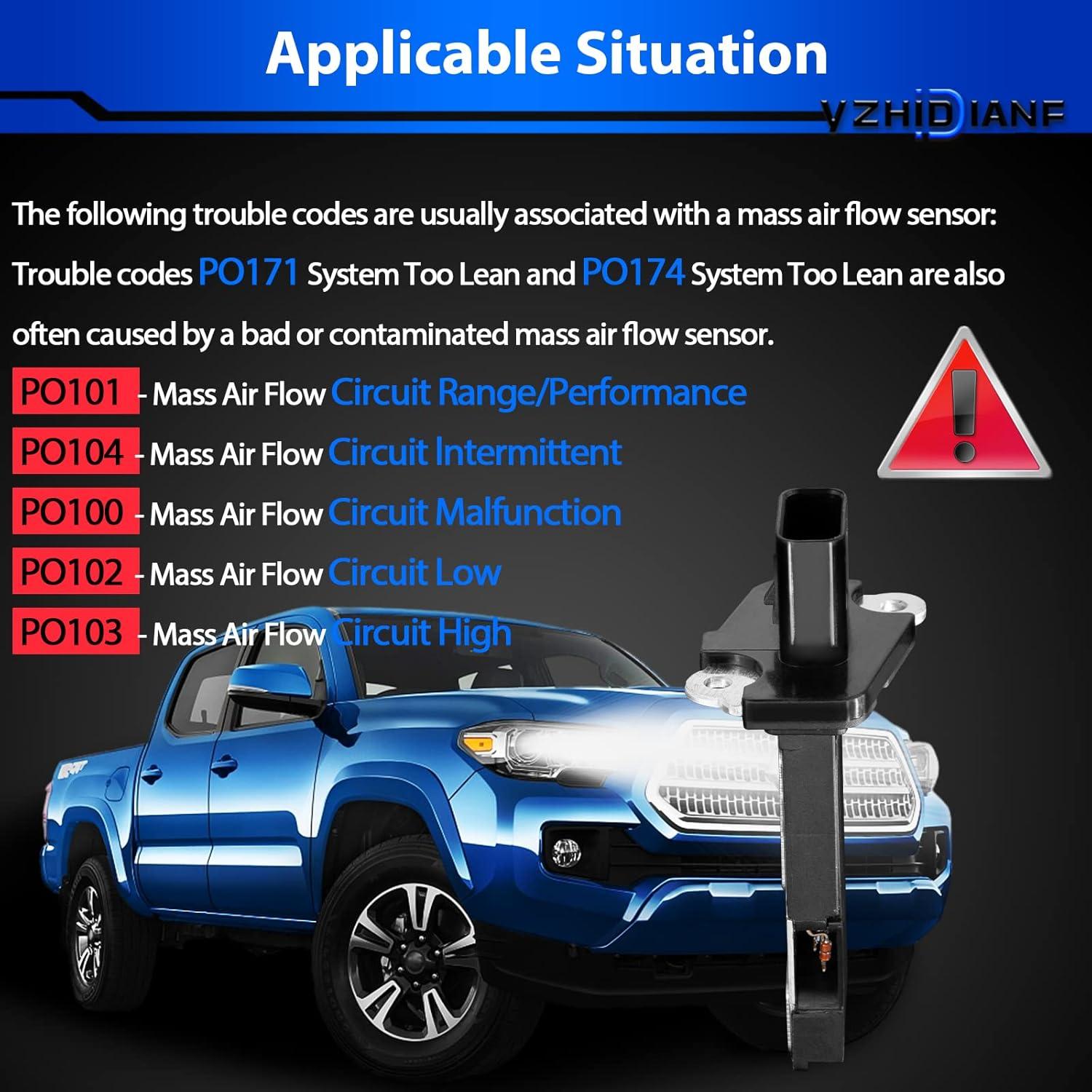 Sensor de Flujo de Aire Masivo YZHIDIANF 3L3A-12B579-BA