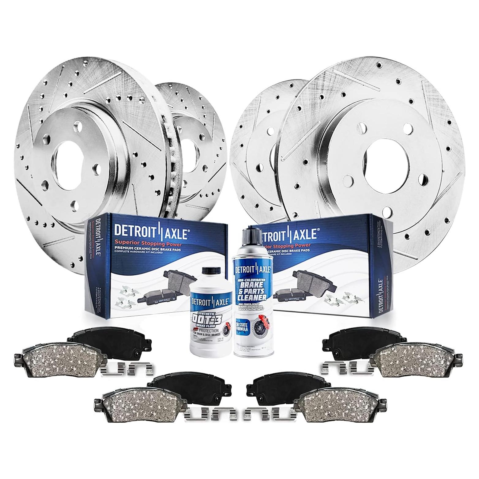 Kit de frenos Detroit Axle para Mazda 3 Sport 2014-2016