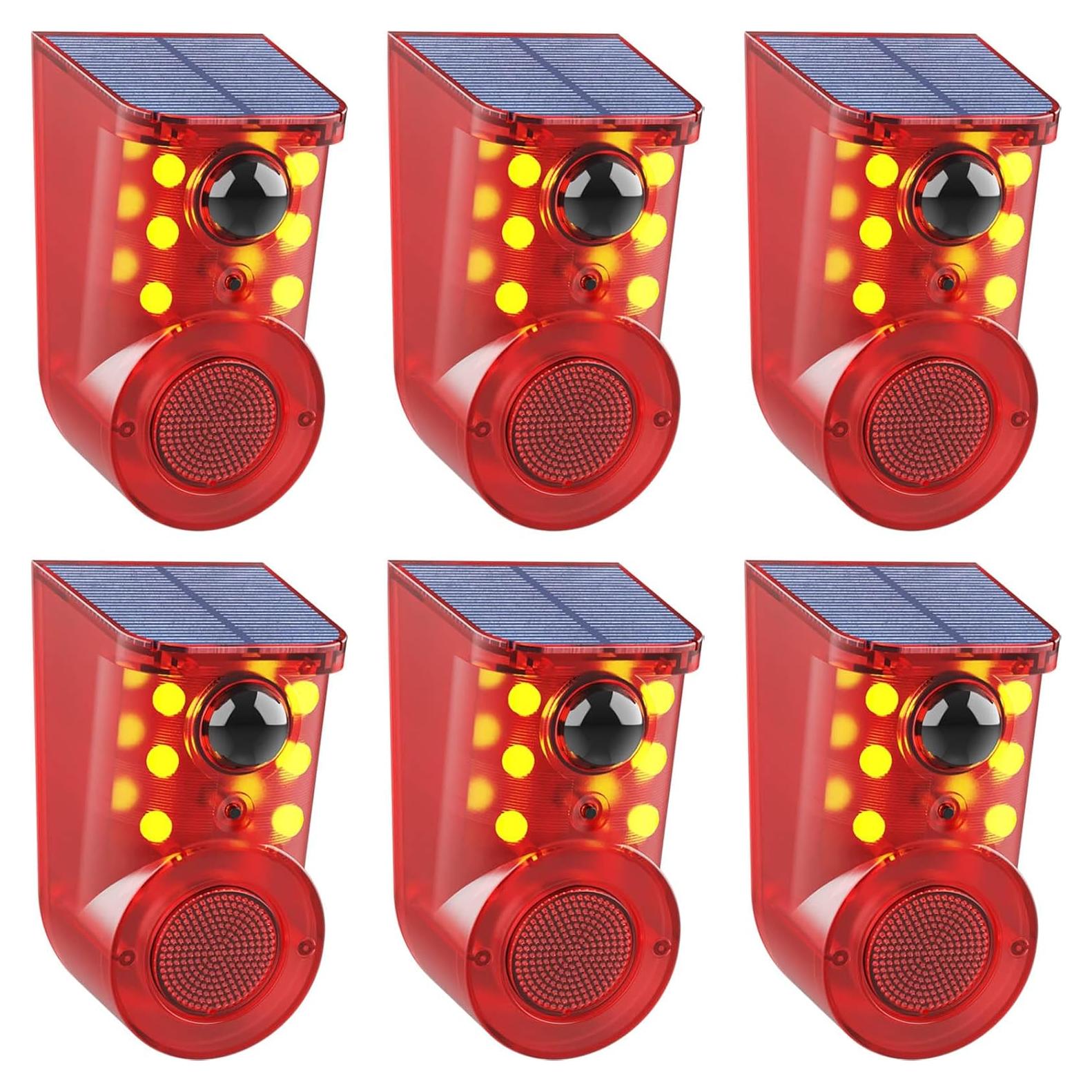 Alarma Solar SENKEFEI K11 - Impermeable, 110dB, 6 Piezas