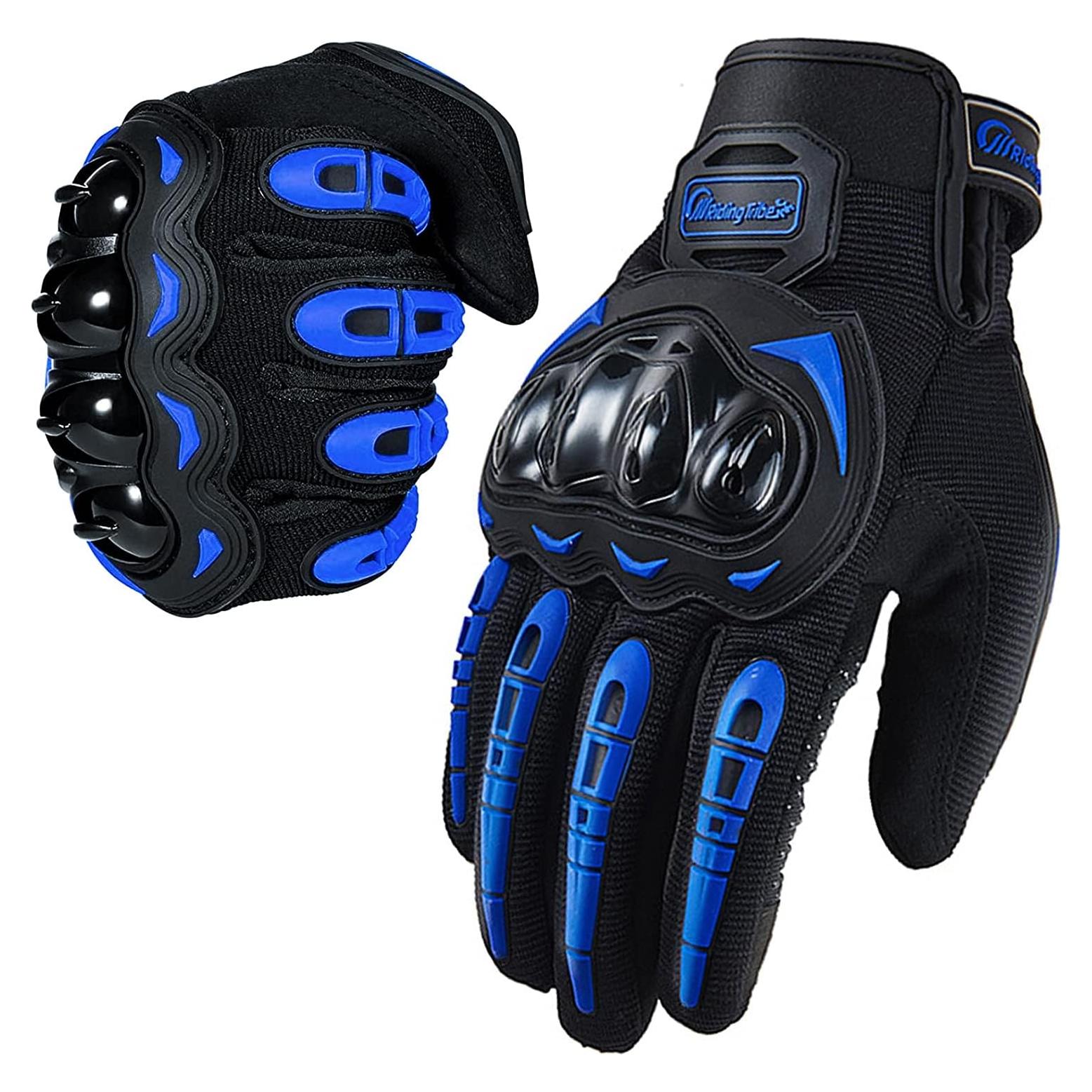 Guantes de Motocicleta BIHAIZG X-Large Azul Táctiles