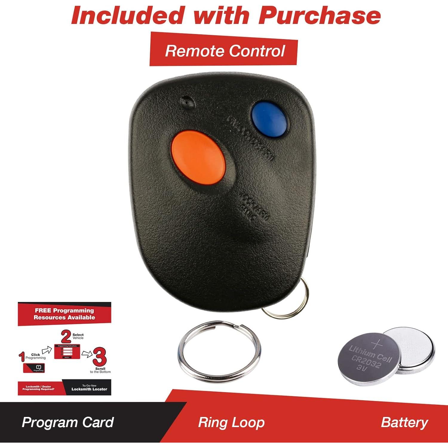 Control Remoto KeylessOption KPT3086 para Entrada Sin Llave