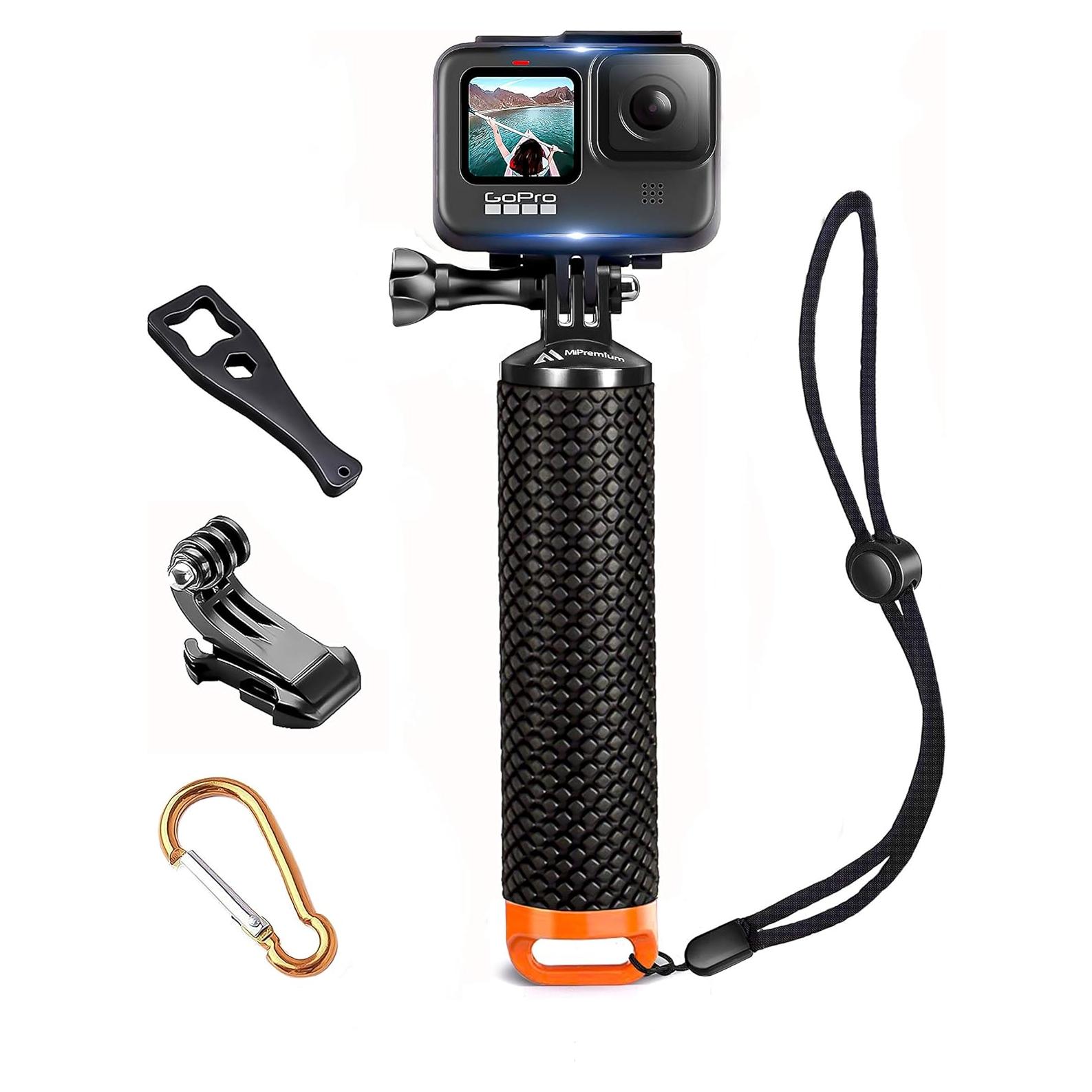Empuñadura Flotante GoPro MiPremium con Compartimento Seco