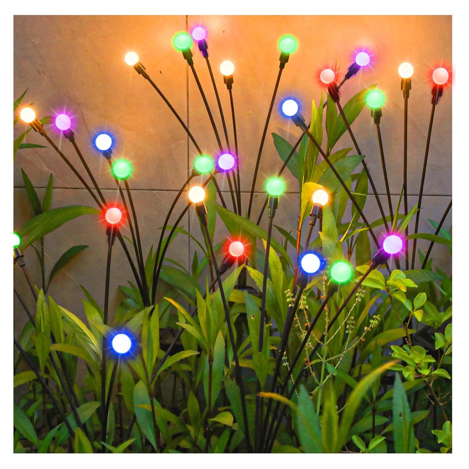 Luces Solares Oscilantes TONULAX 2 Paquete RGB Jardín