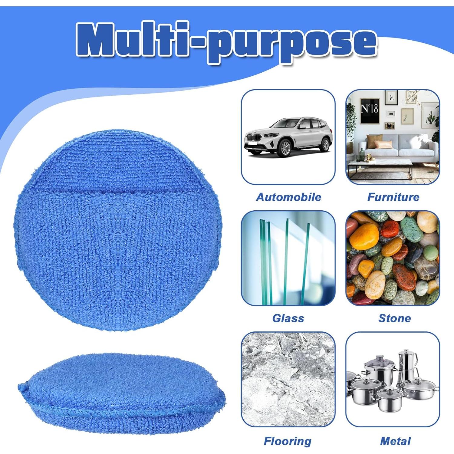 Almohadillas de Cera Microfibra Sorcristy 4 Piezas 12.7cm