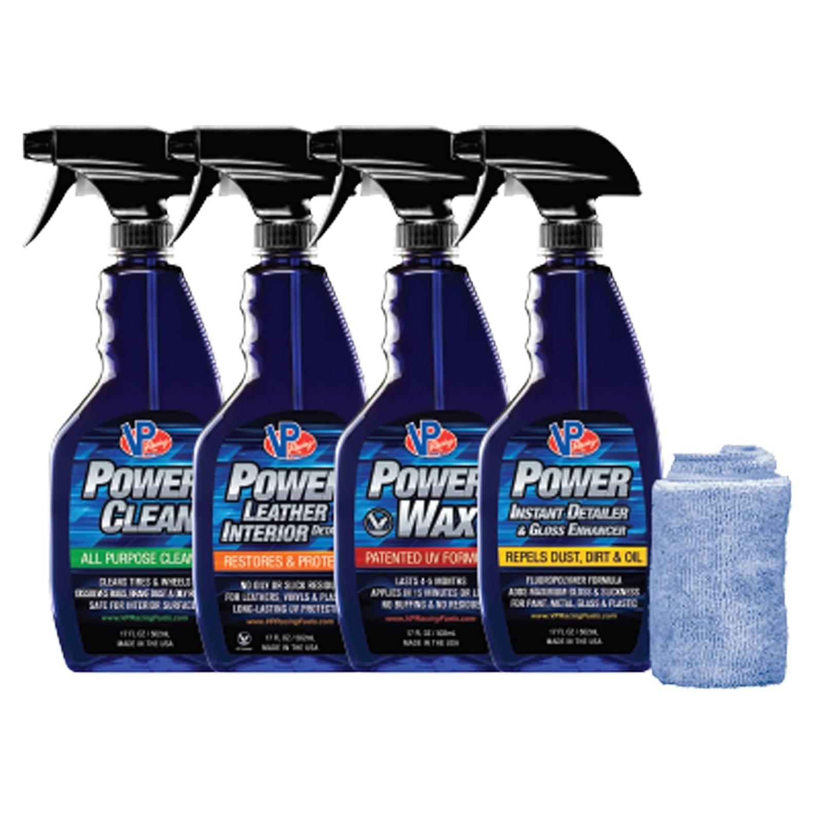 Kit de limpieza de automóviles VP Racing Fuels 4 piezas
