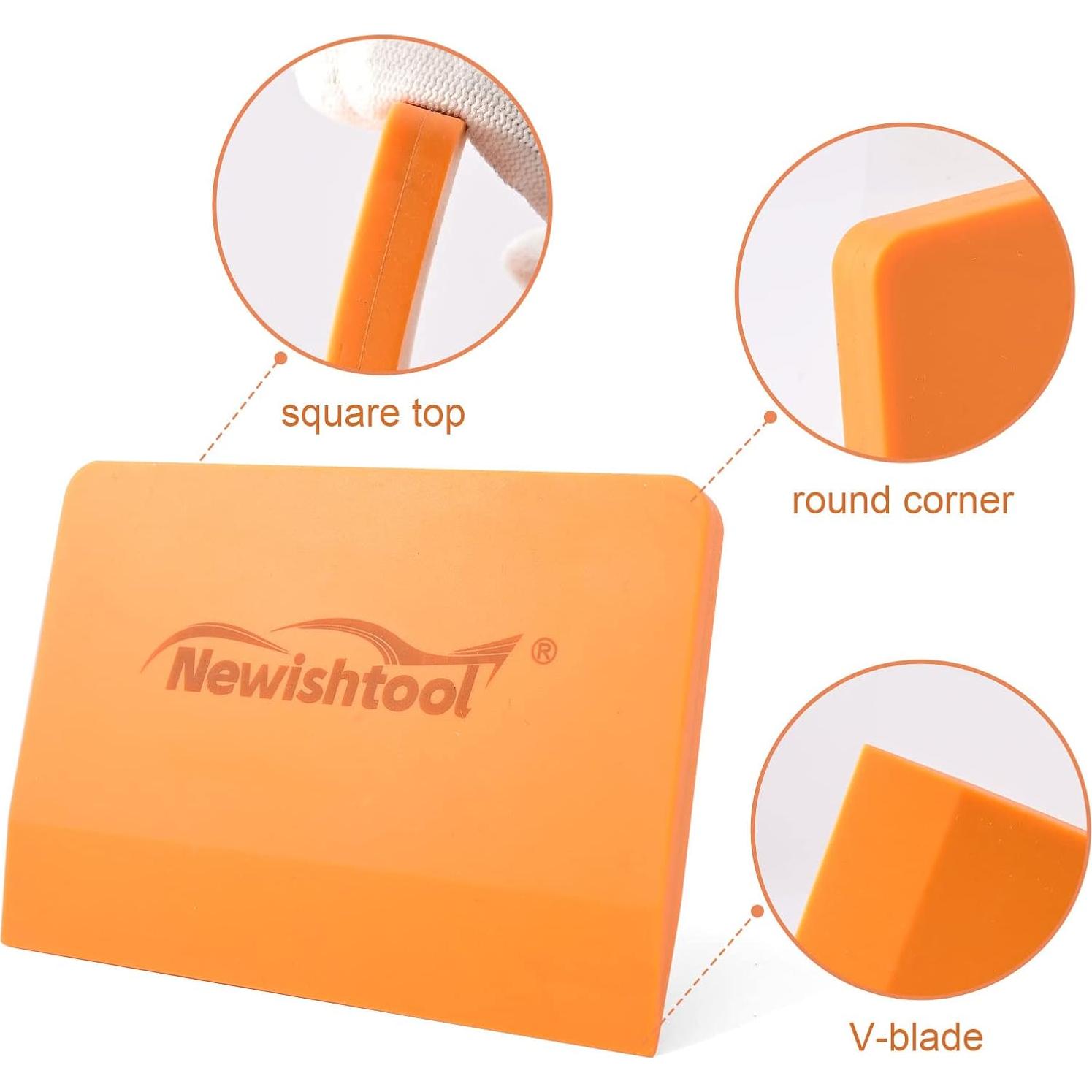 Raspador de Silicona Suave NEWISHTOOL 2 PCS para Vinilo