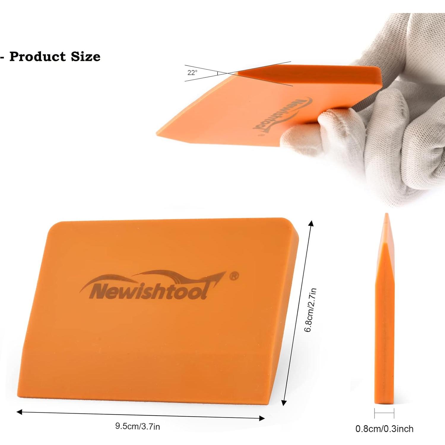 Raspador de Silicona Suave NEWISHTOOL 2 PCS para Vinilo