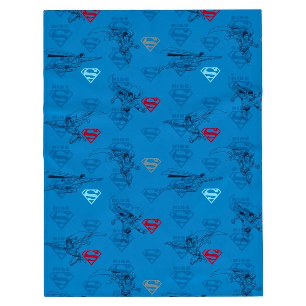 Manta Superman Franco 116x152 cm Suave y Acogedora