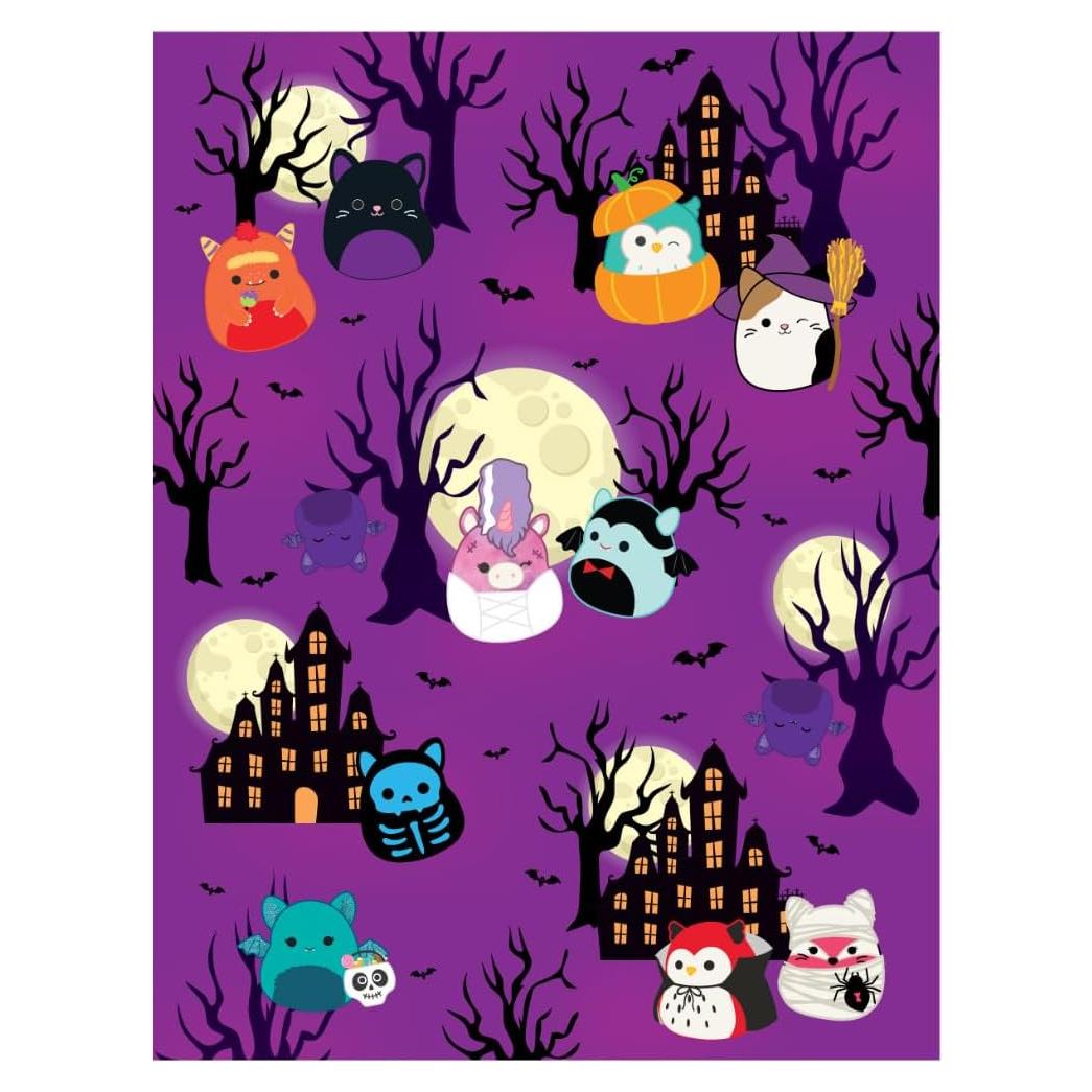 Manta Squishmallows Franco Halloween 116x152 cm Suave