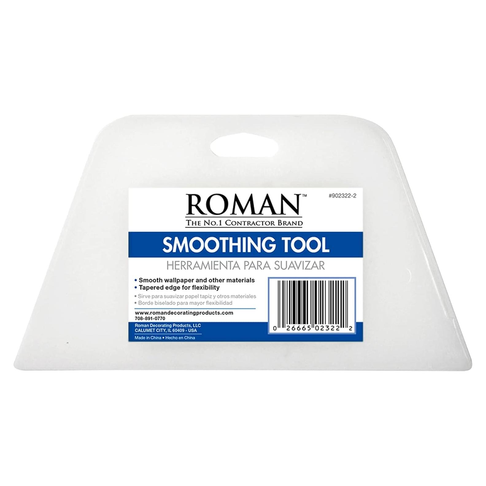 Herramienta de Alisado de Papel Tapiz ROMAN 19.69 cm Blanco