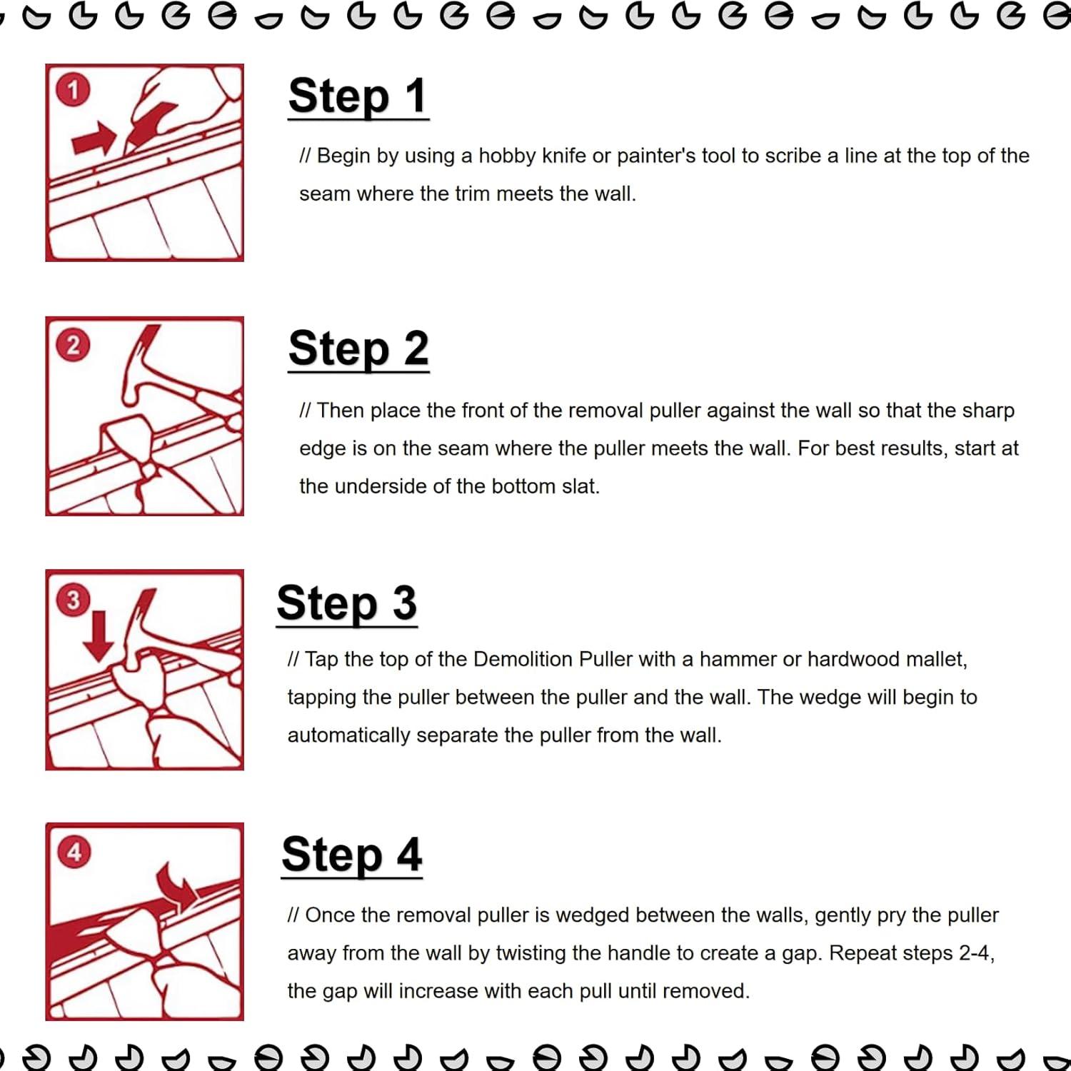 Extractor de Molduras SatcOp 26.35x10.80cm Ergonómico