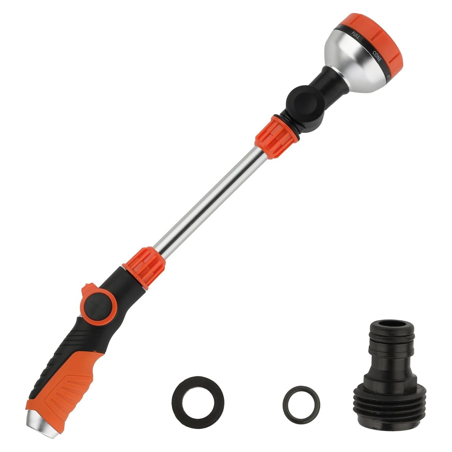 Varita de Riego HaloAmily 44.5 cm 8 Patrones Naranja