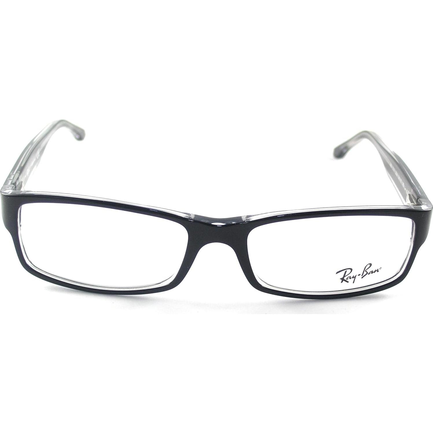 Gafas de Prescripción Ray-Ban Rx5114 Acetato Negro 52mm