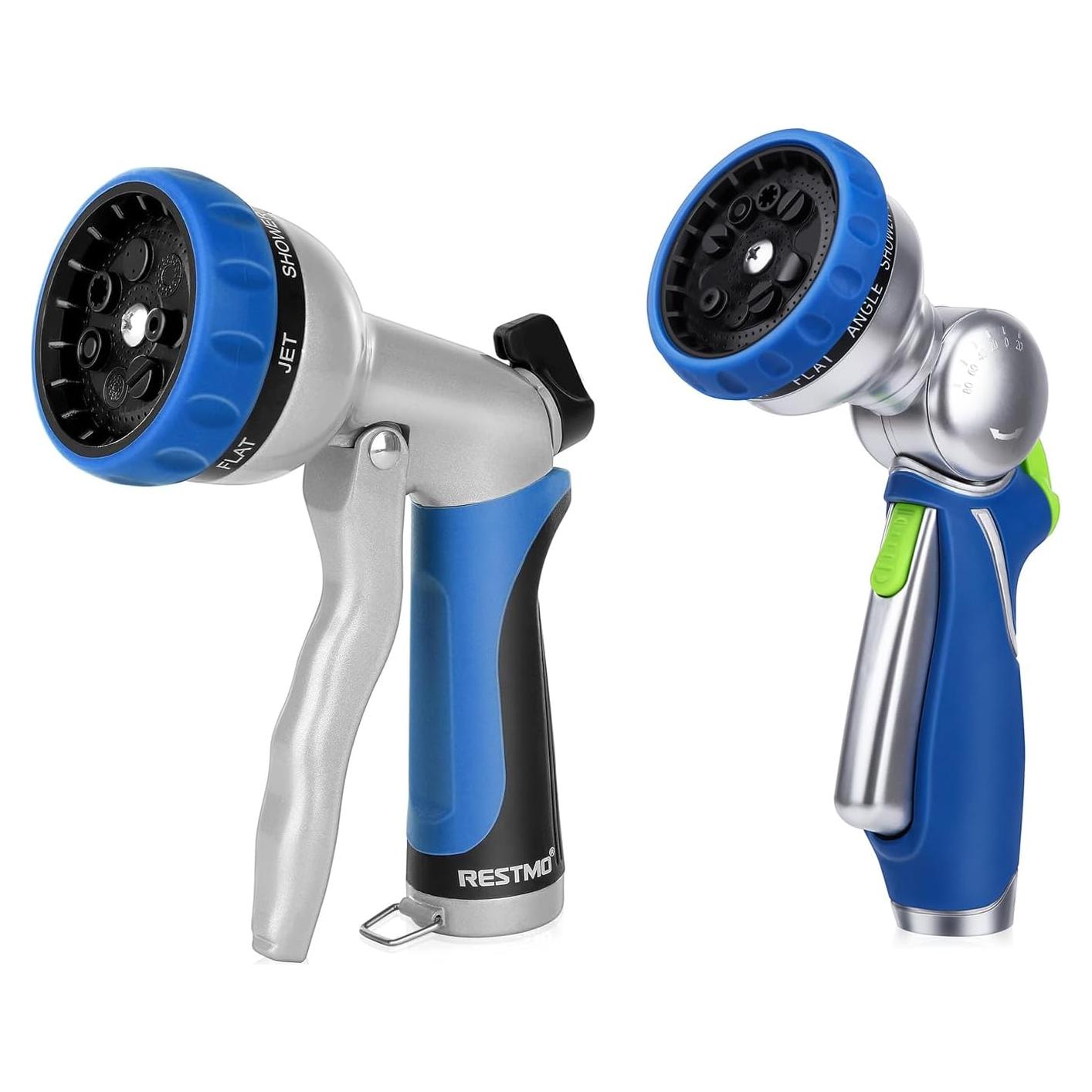 Boquilla de Manguera de Jardín RESTMO, Alta Presión, Ajustable 180°