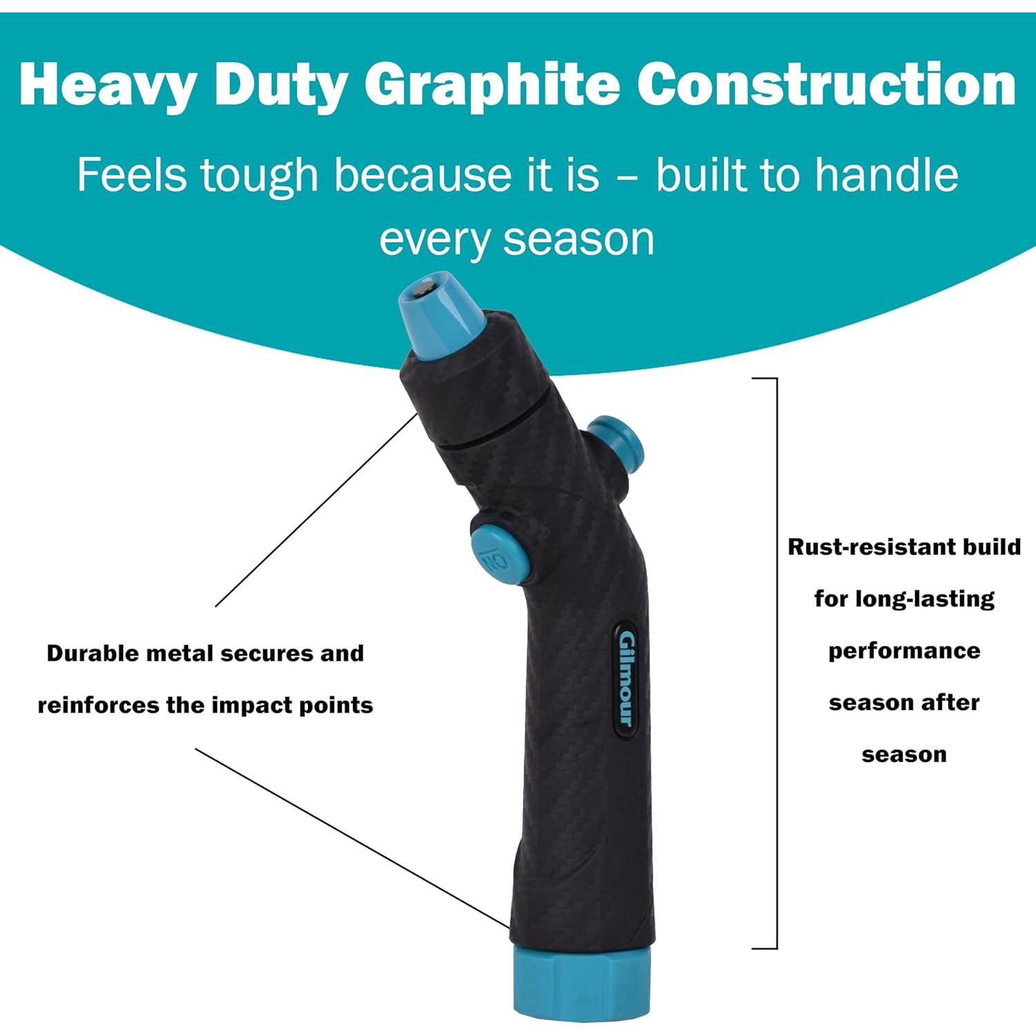 Boquilla de Manguera Gilmour Ajustable con Mango Ergonómico