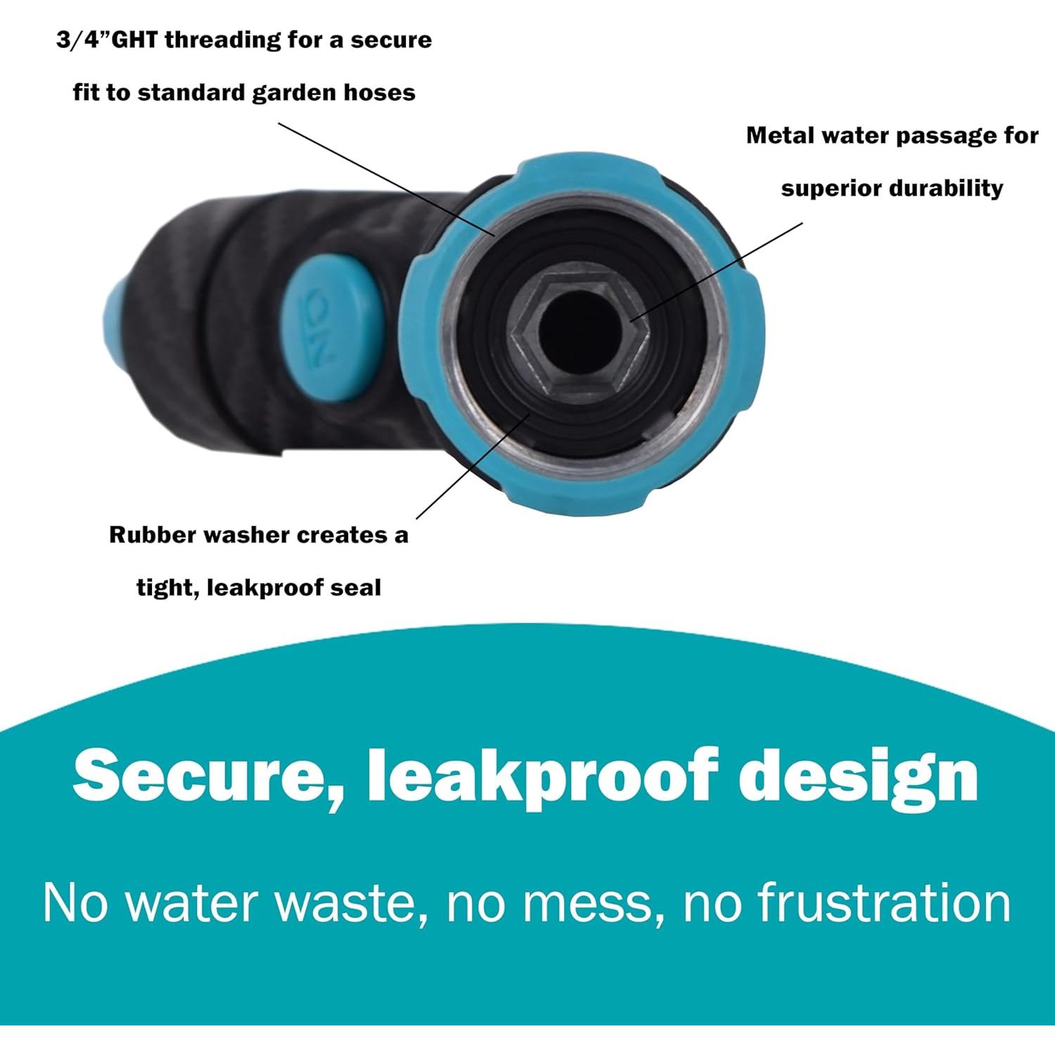 Boquilla de Manguera Gilmour Ajustable con Mango Ergonómico