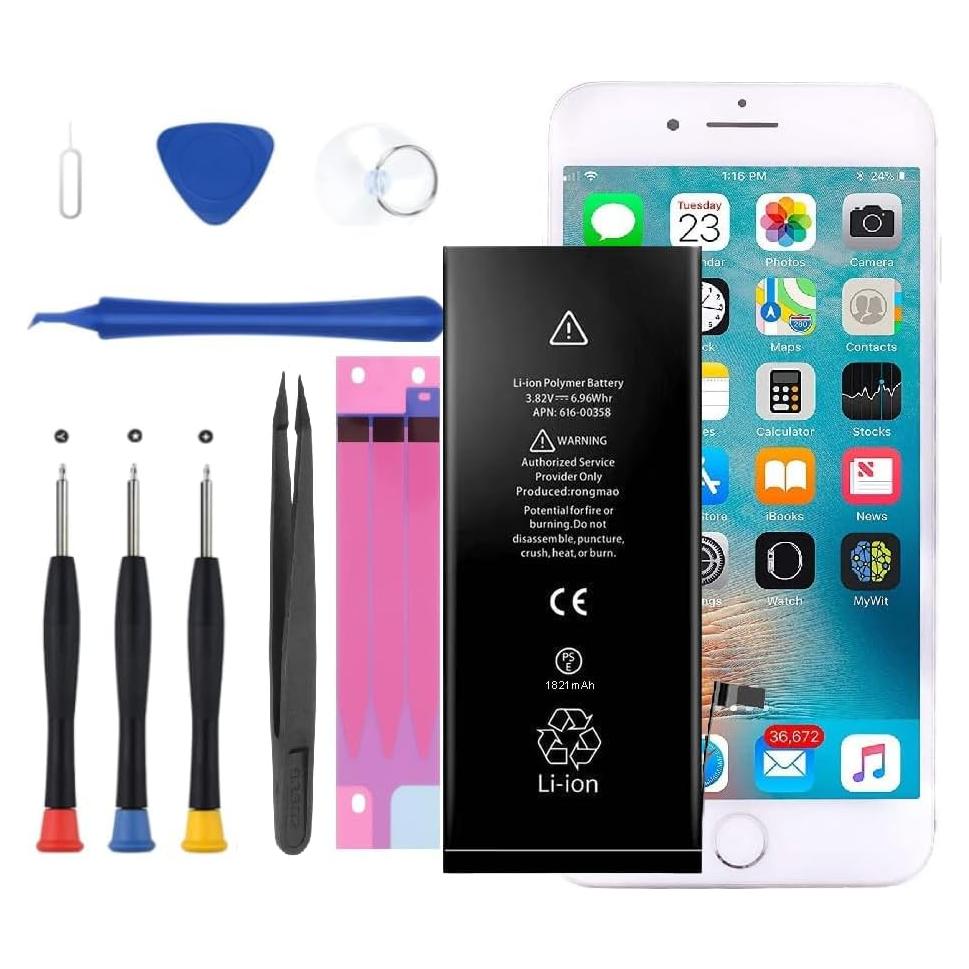 Batería Mejorada AFSONGOO para iPhone 8 A1863 A1905 A1906