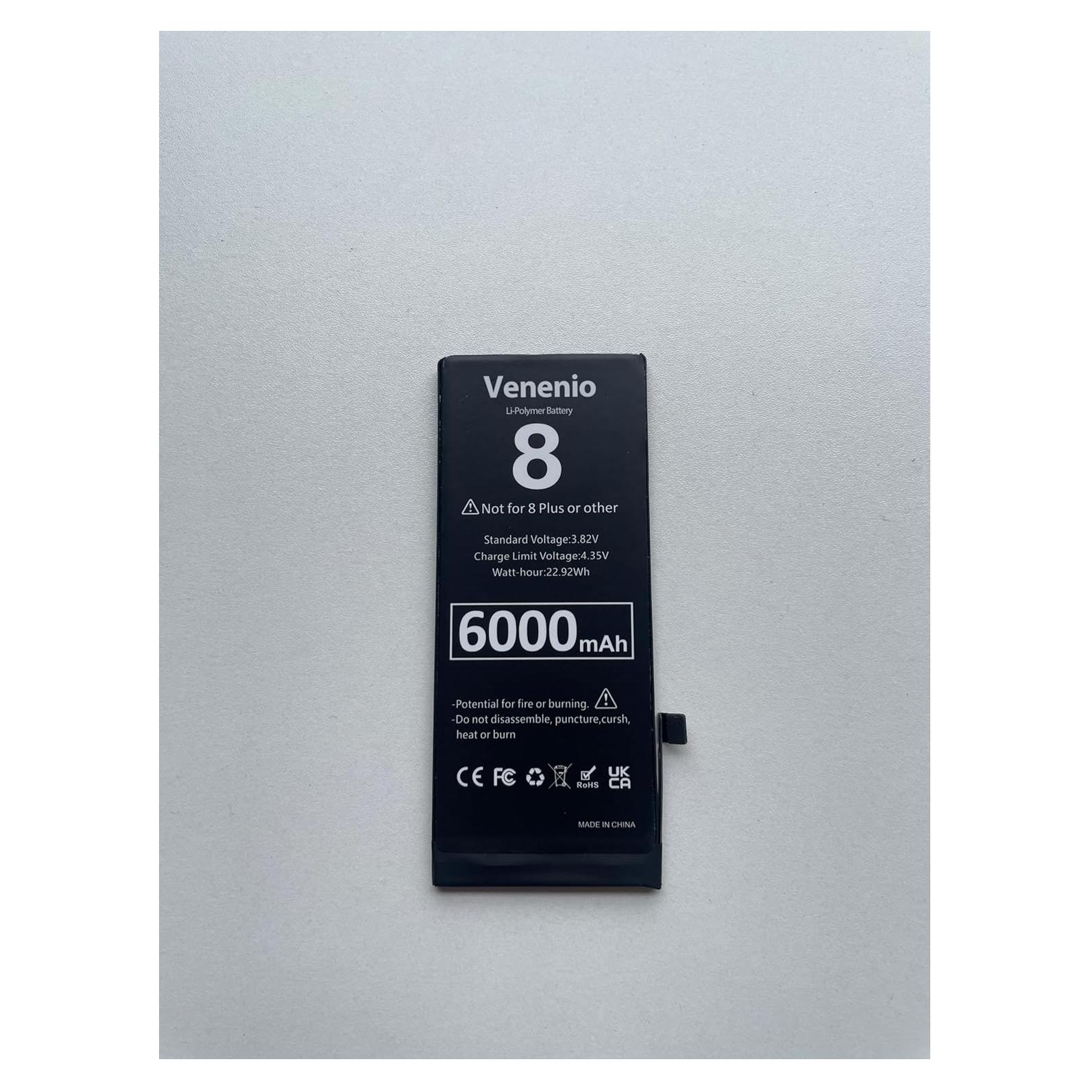 Batería de Reemplazo 6000mAh para iPhone 8 - Kit Completo