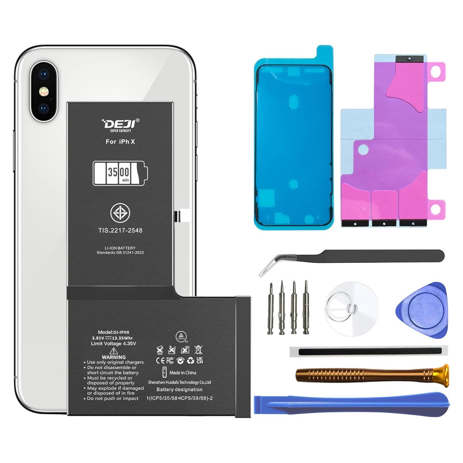 Batería de Reemplazo 3500mAh para iPhone X - Li-ion Alta Capacidad