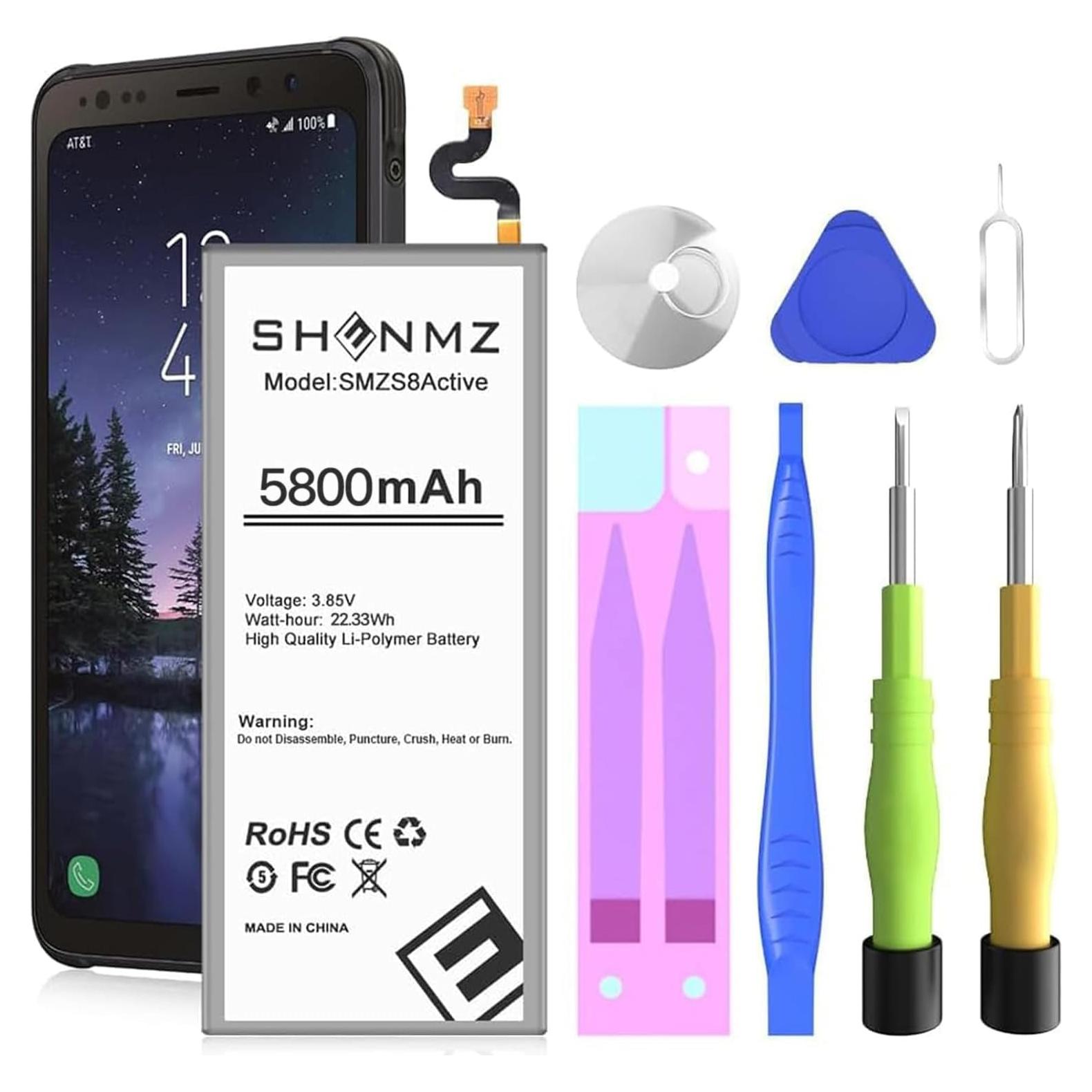 Batería de Reemplazo SHENMZ 5800mAh para Galaxy S8 Active