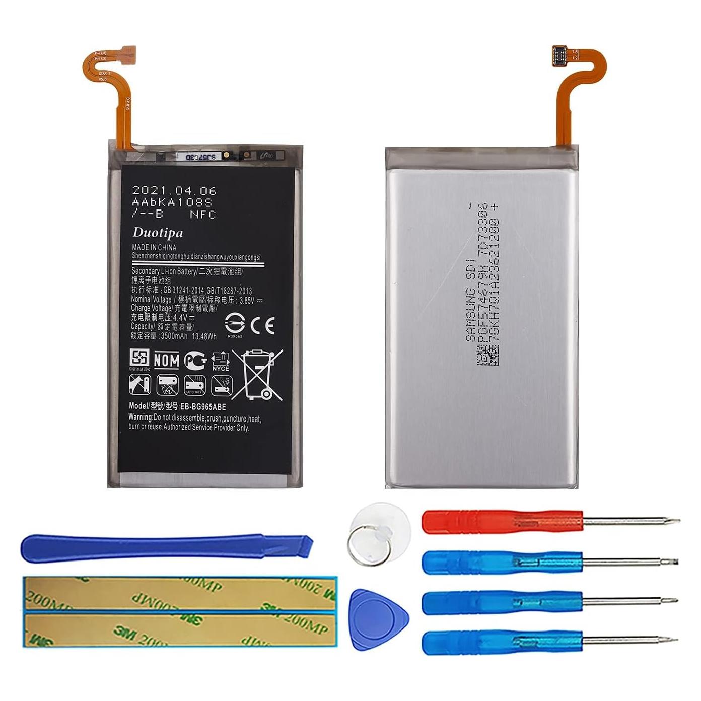 Batería Duotipa EB-BG965ABE para Galaxy S9 Plus 3500mAh