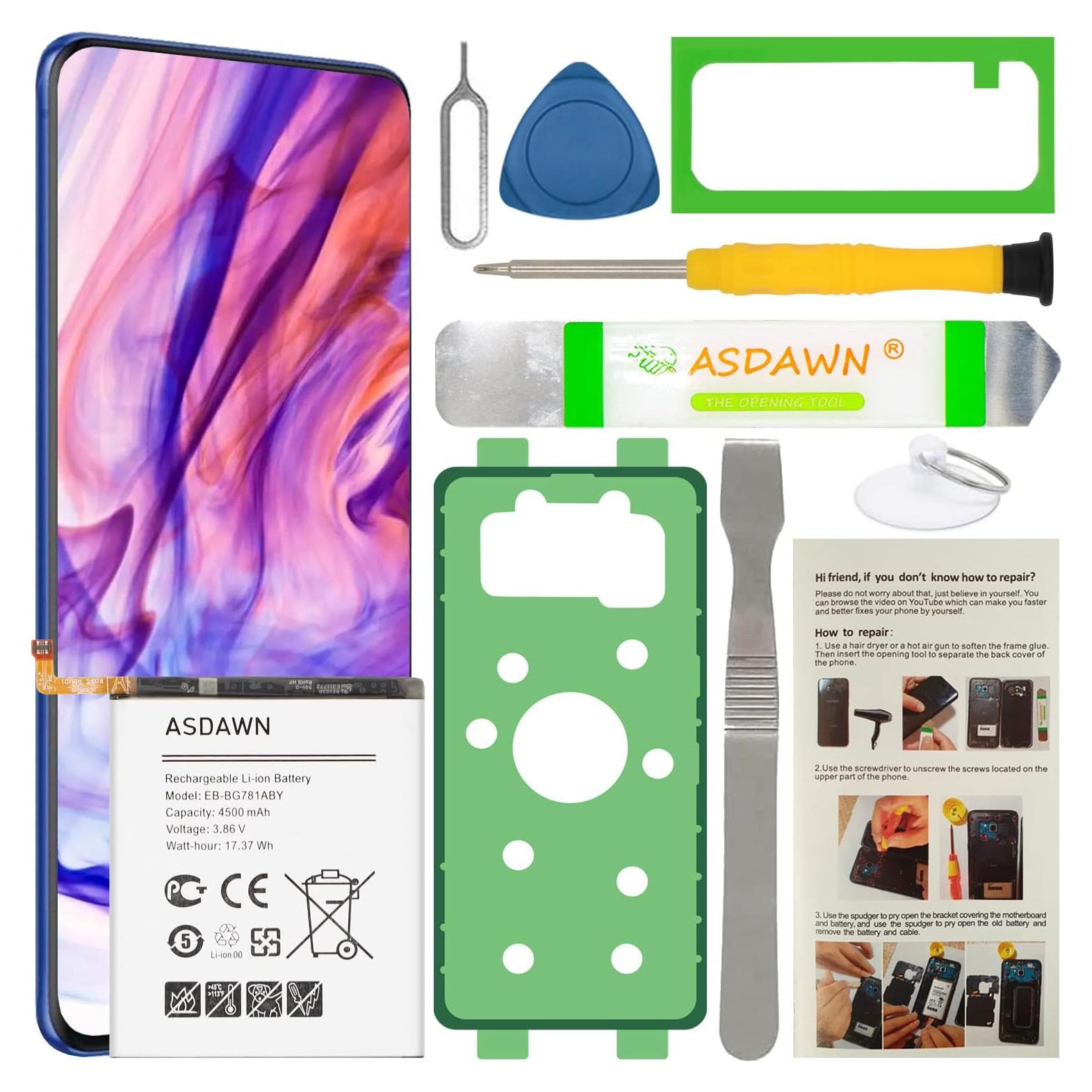 Batería de Reemplazo ASDAWN para Samsung Galaxy S20 FE 4500mAh