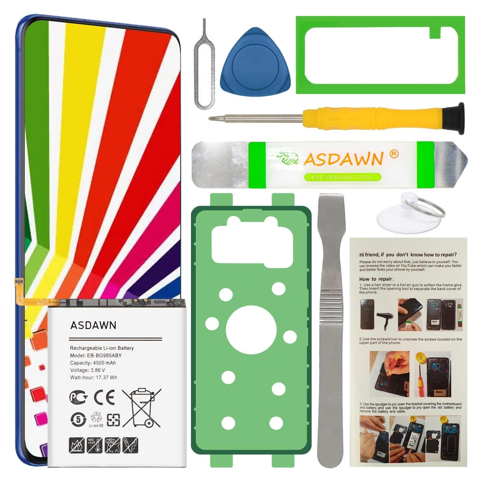 Batería de Reemplazo ASDAWN para Samsung Galaxy S20+ 4500mAh