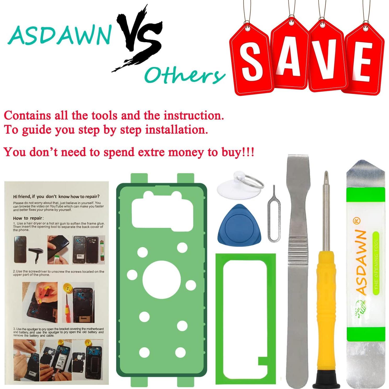 Batería de Reemplazo ASDAWN para Samsung Galaxy S20+ 4500mAh