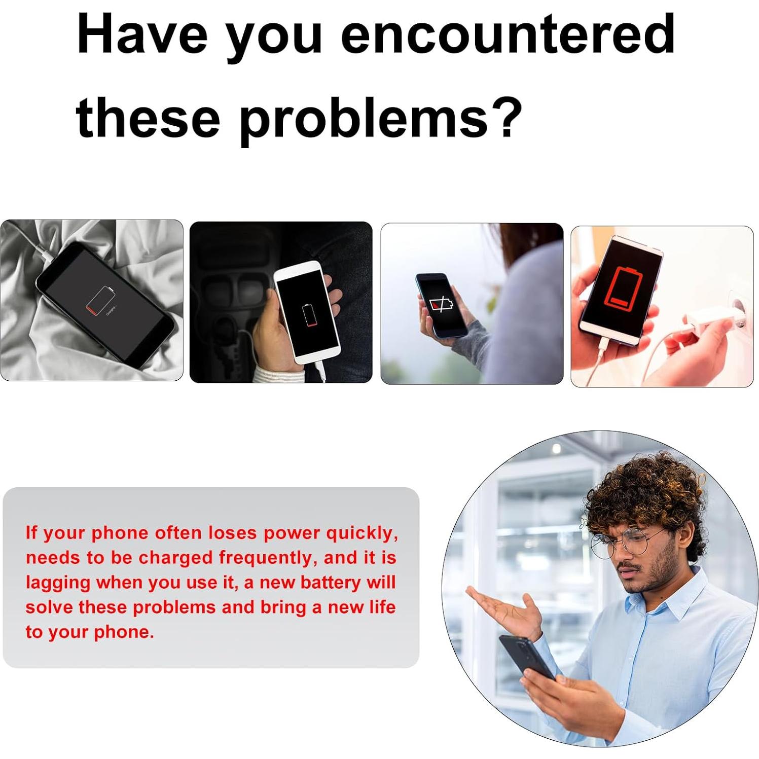 Batería Mejorada MAXSHARKS para Galaxy Note 8 EB-BN950ABA