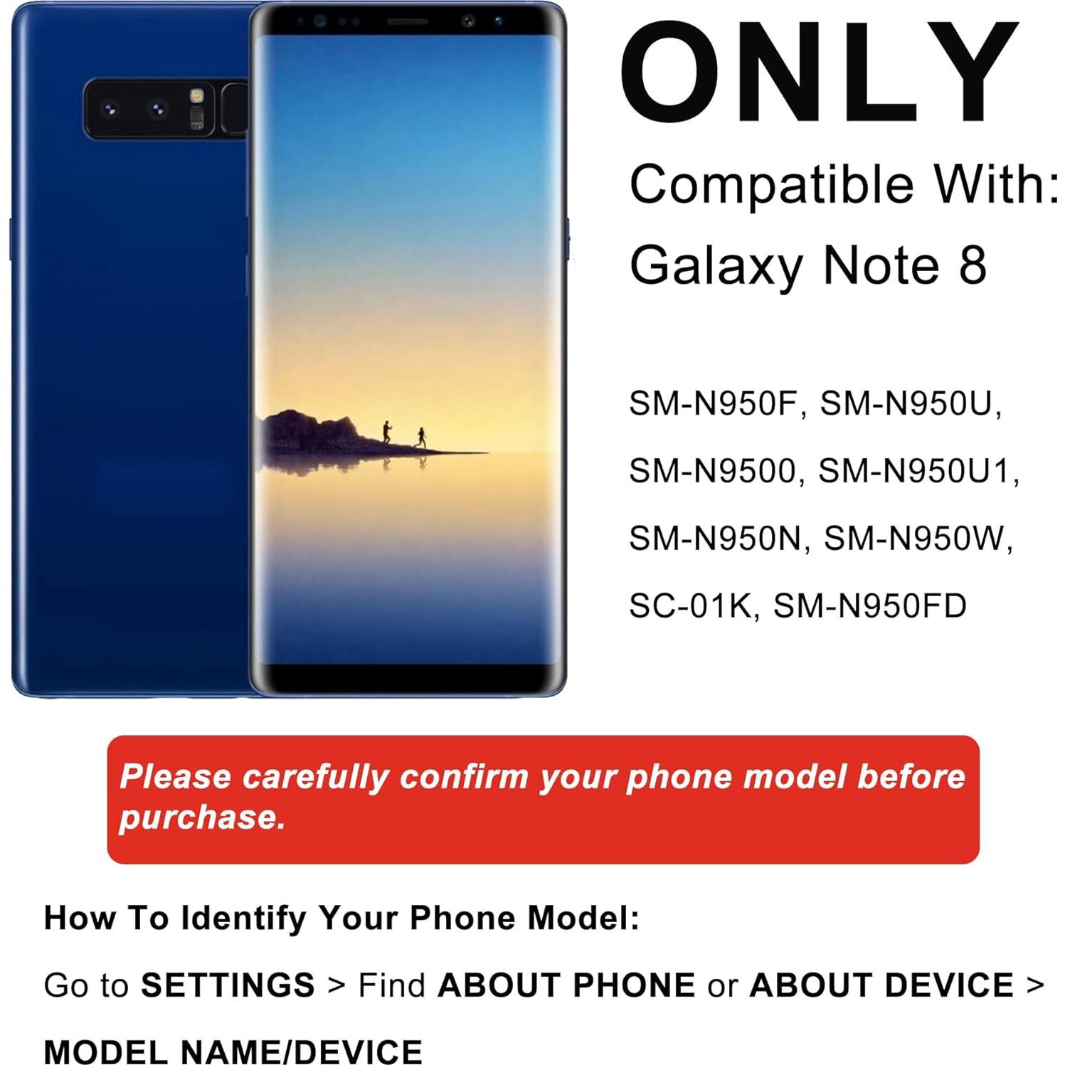 Batería Mejorada MAXSHARKS para Galaxy Note 8 EB-BN950ABA