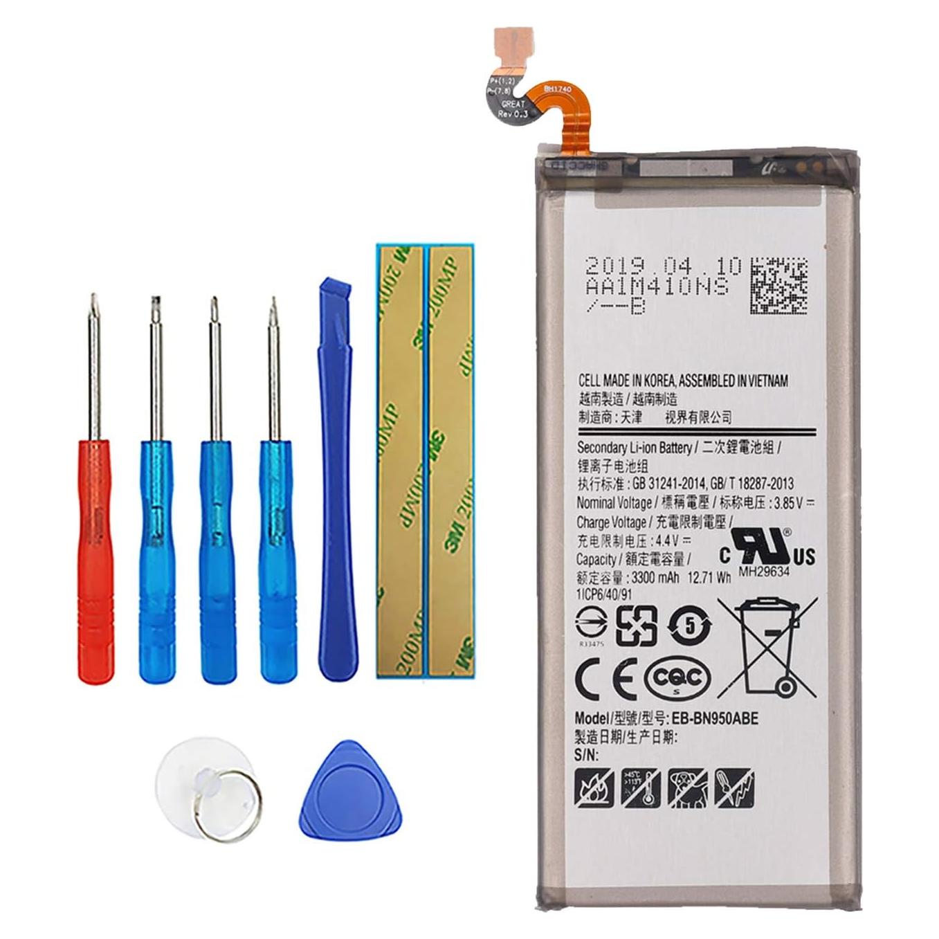 Batería de Reemplazo 3300mAh Samsung Galaxy Note 8 EB-BN950ABE