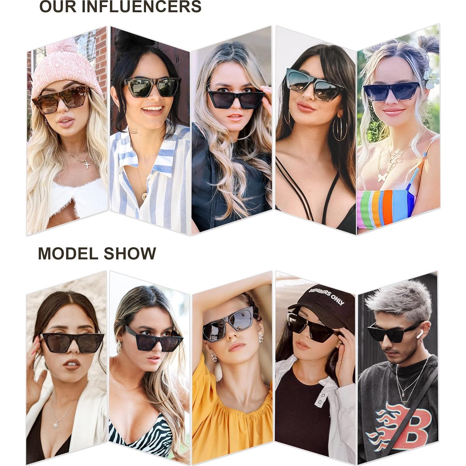 Gafas de sol polarizadas cateye SOJOS SJ2115 UV400