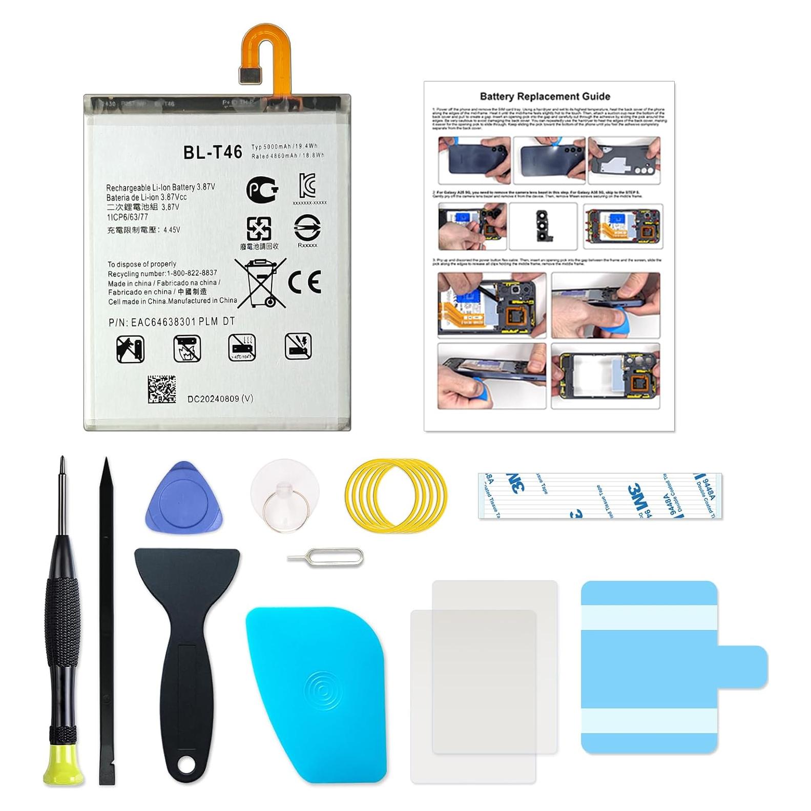 Batería BL-T46 para LG V60 ThinQ 5G con Kit de Herramientas