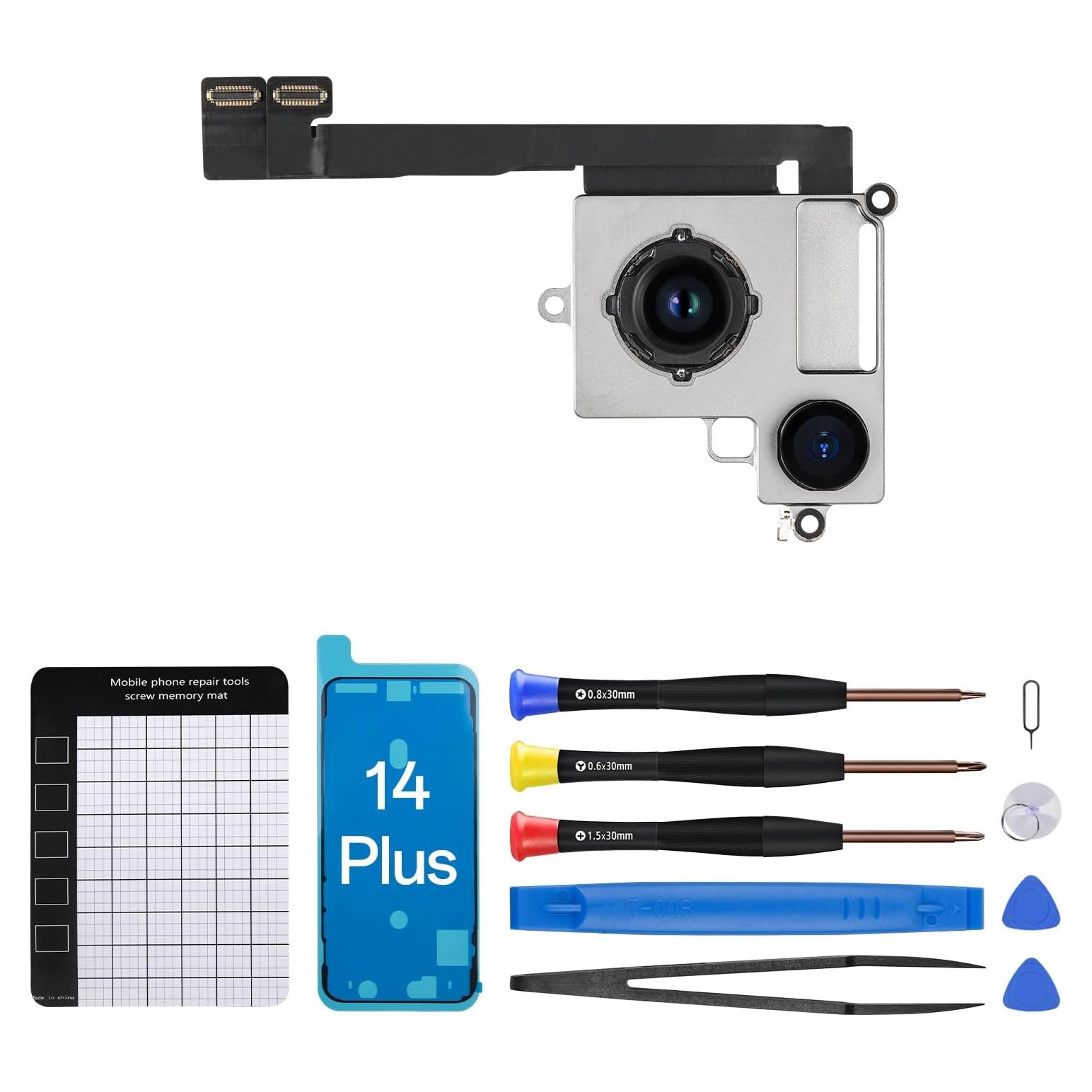 Reemplazo Cámara Trasera iPhone 14 Plus 12MP + Herramientas