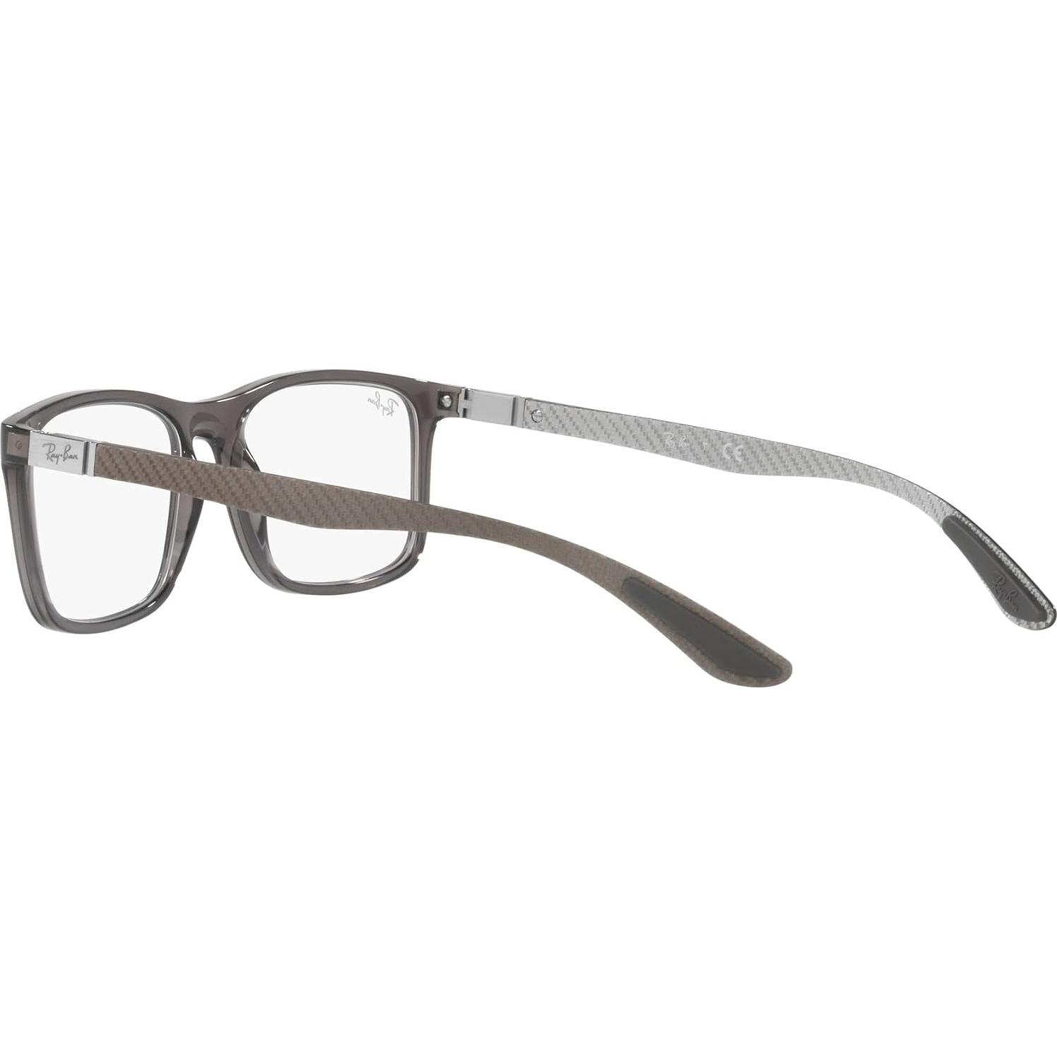 Gafas Ray-Ban RX8908 Montura Rectangular Gris 57mm