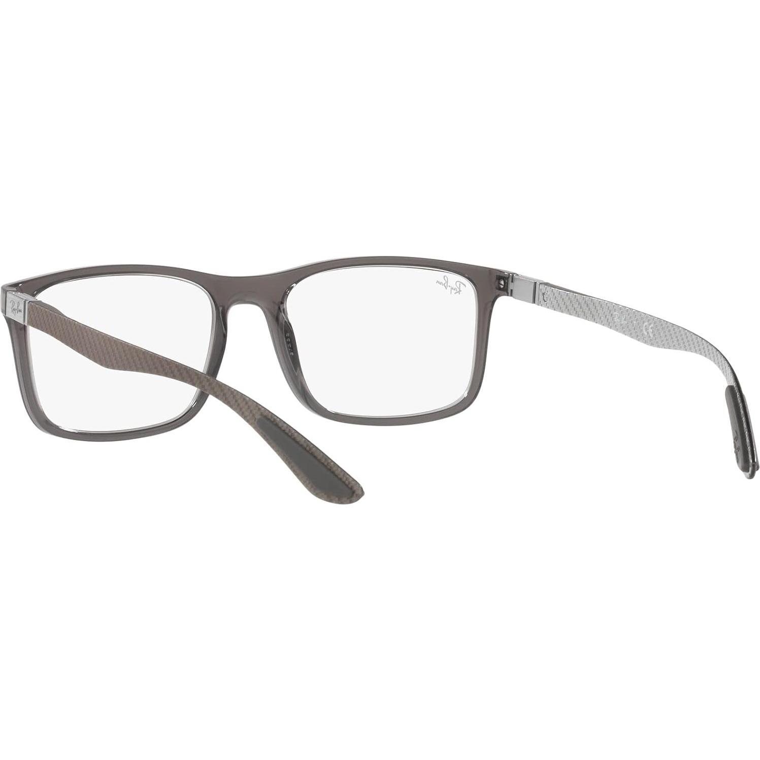 Gafas Ray-Ban RX8908 Montura Rectangular Gris 57mm