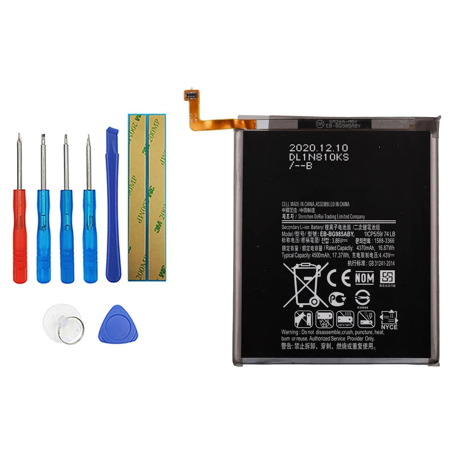 Batería de Reemplazo EB-BG985ABY para Samsung Galaxy S20 Plus 4370mAh