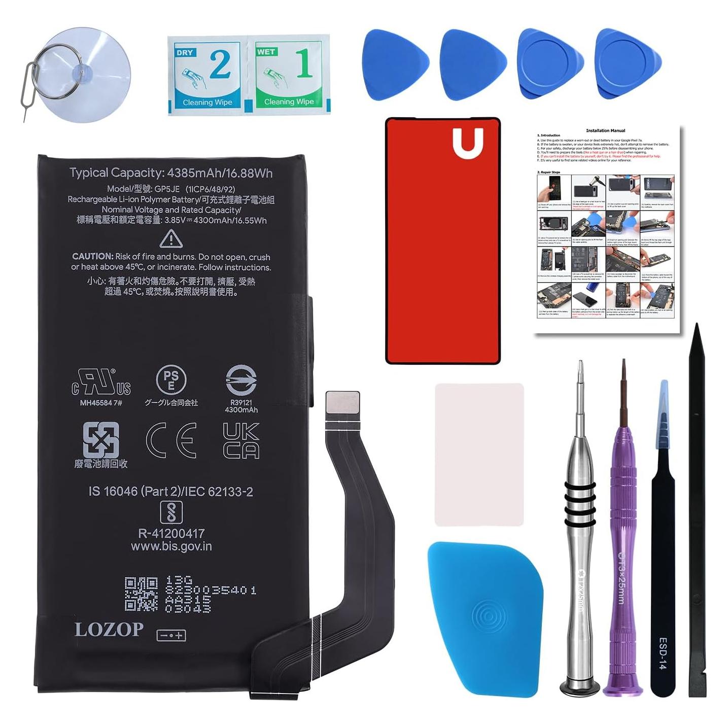 Batería de Reemplazo para Google Pixel 7a con Herramientas