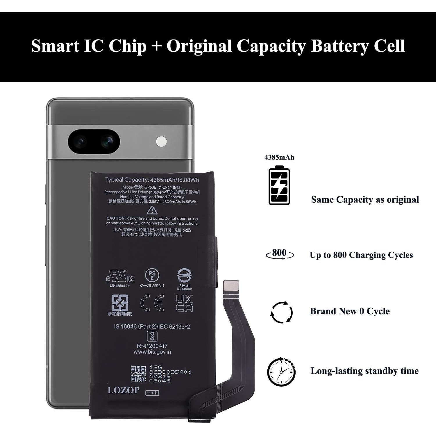 Batería de Reemplazo para Google Pixel 7a con Herramientas