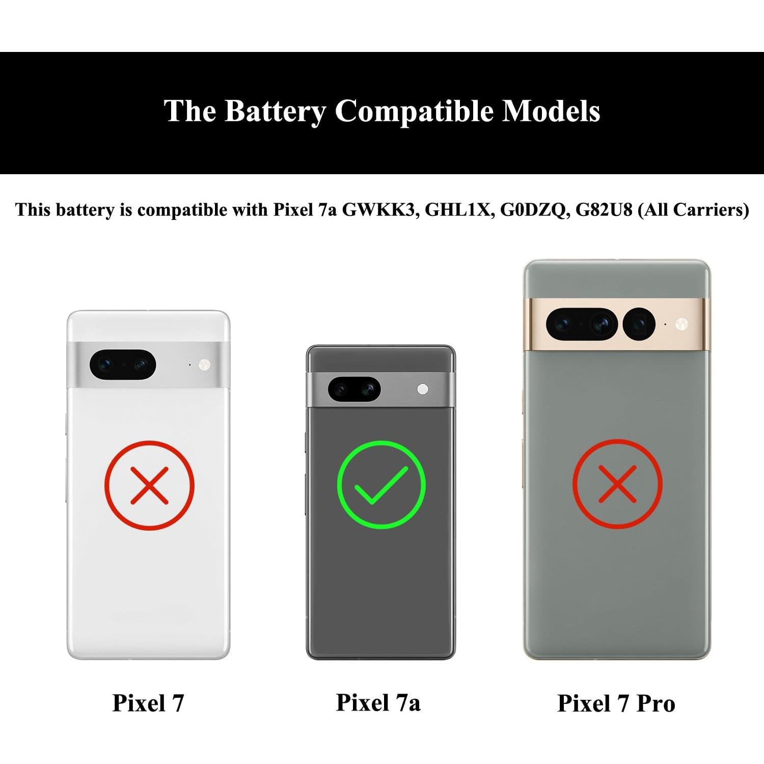 Batería de Reemplazo para Google Pixel 7a con Herramientas