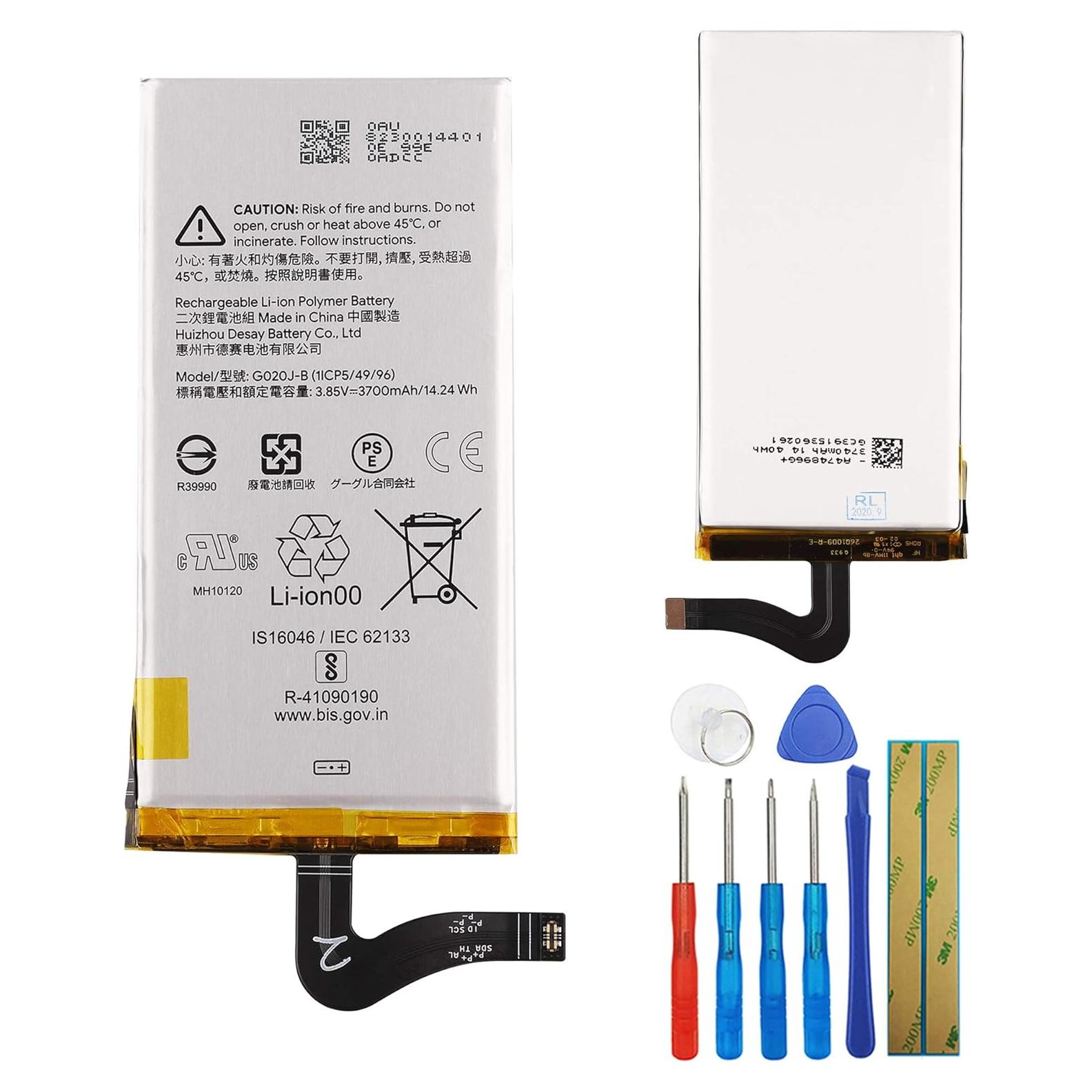Batería de Reemplazo G020J-B para Google Pixel 4 XL 3700mAh