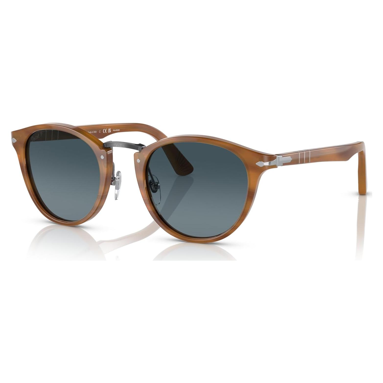 Gafas de sol Persol PO3108S 49mm Marrón Rayas Polarizadas