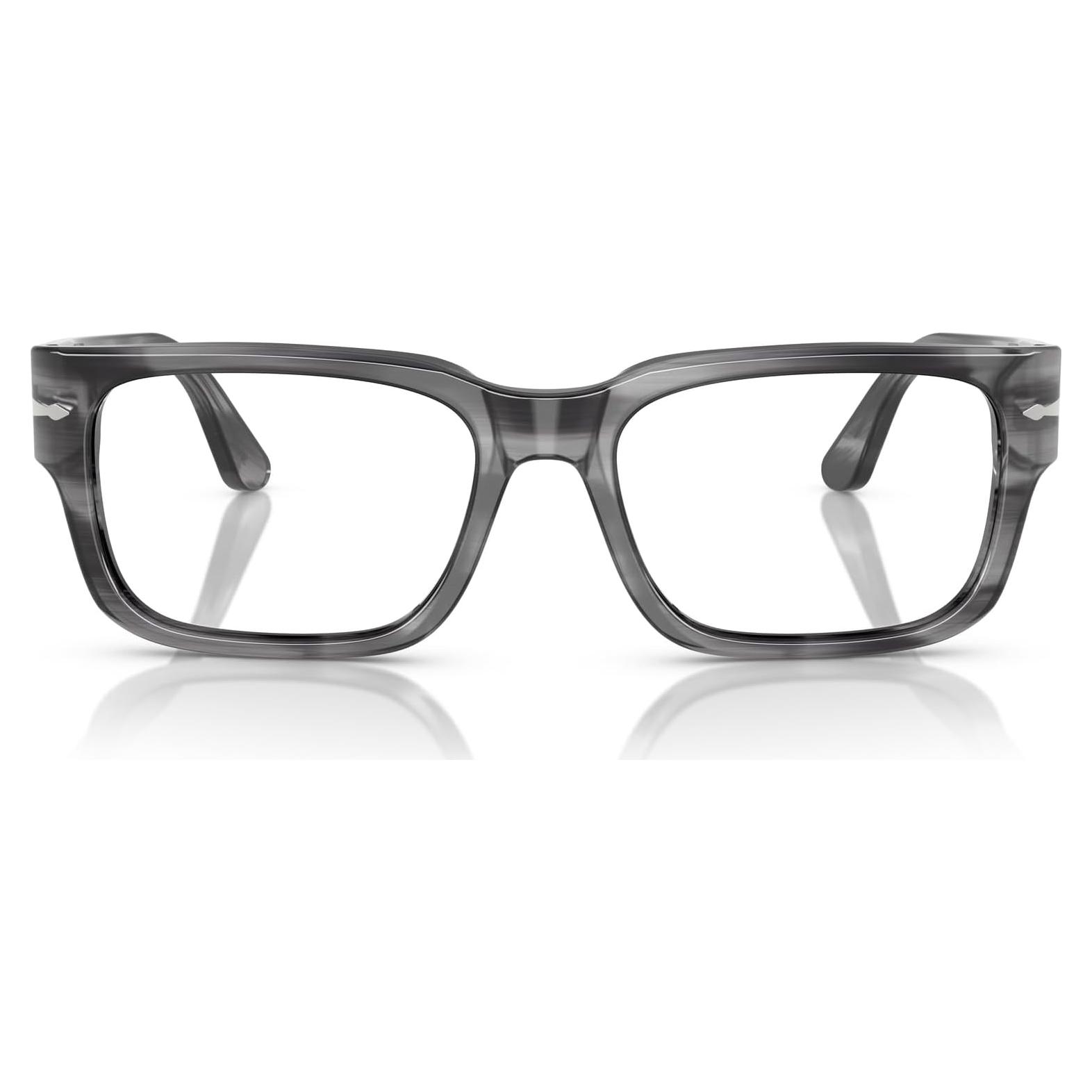 Montura de Gafas Rectangulares Persol PO3315V Gris 55mm