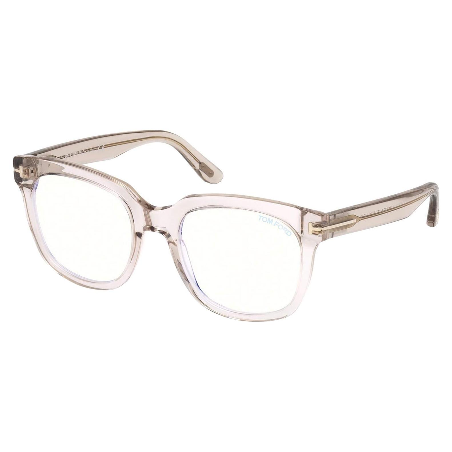 Gafas Ópticas Tom Ford FT5537-B 52mm Amarillo Transparente