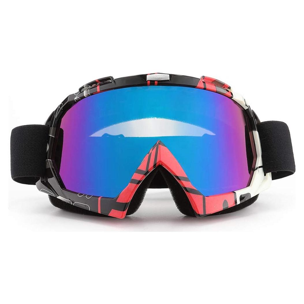 Gafas de Motocross SPOSUNE UV400 Unisex con Esponja Gruesa