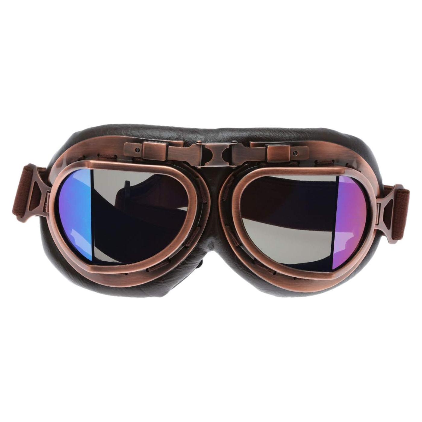 Gafas de Motocicleta MUXSAM Vintage a Prueba de Viento