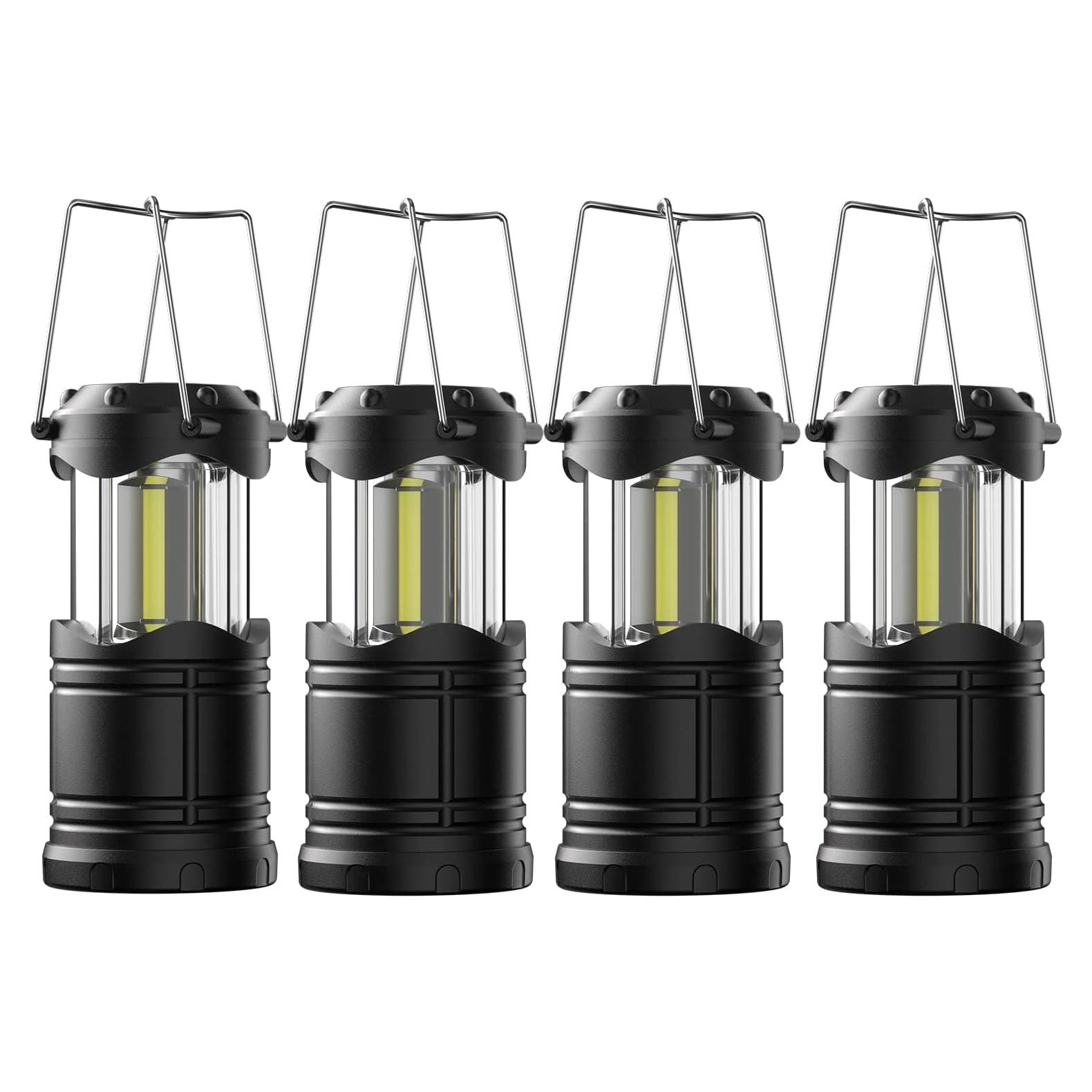 Lámpara de Camping LED Lichamp, 4 Linternas Portátiles