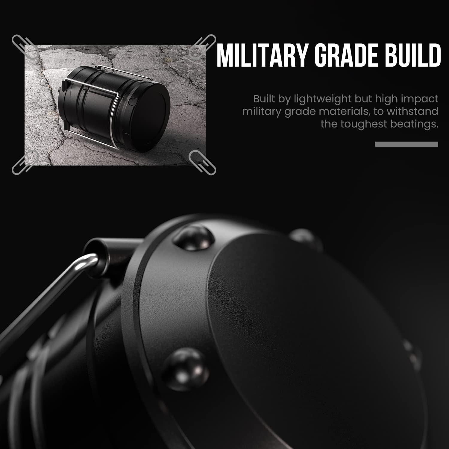 Lámpara de Camping LED Lichamp, 4 Linternas Portátiles